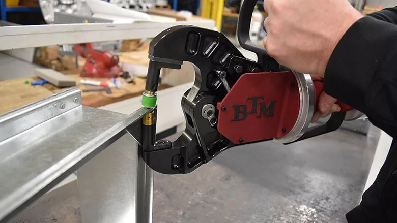 hand-held press