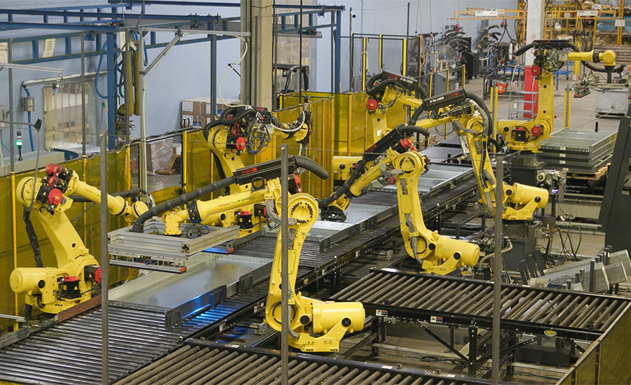 Latham Pool’s automated assembly line