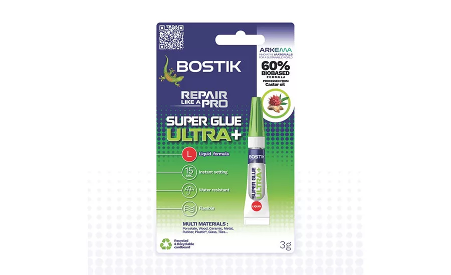 Bostik's Super Glue Ultra+ cyanoacrylate adhesive