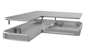 Ghost fastening system for metal parts