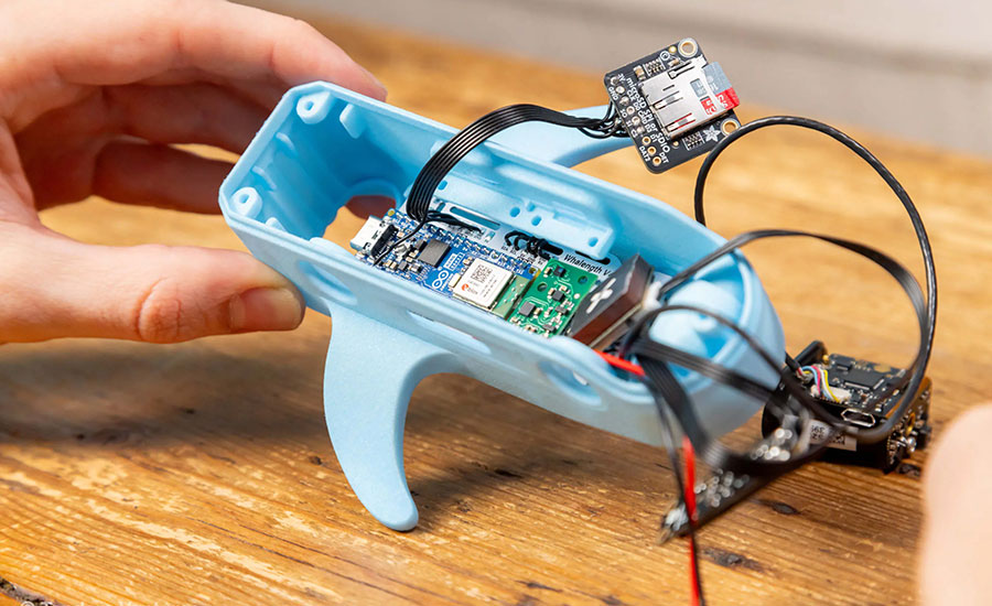 WHASER lightweight lidar and camera module