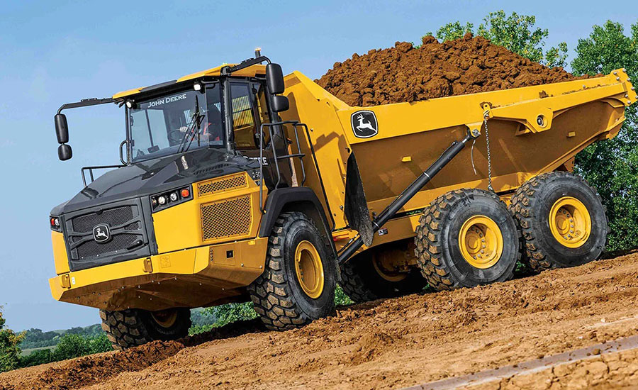 articulated dump truck