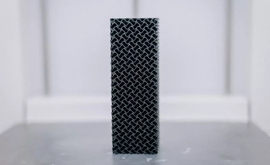 complex internal patterns in a 3D-printed part