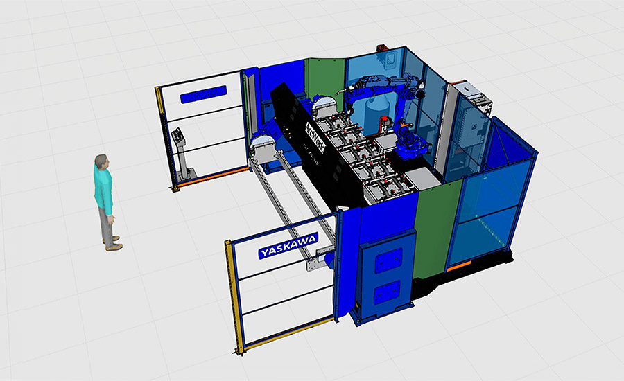 programming robot paths in a welding cell