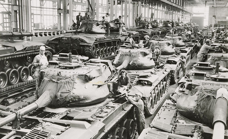 M47 tanks