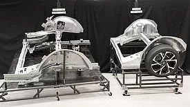 large front and rear castings