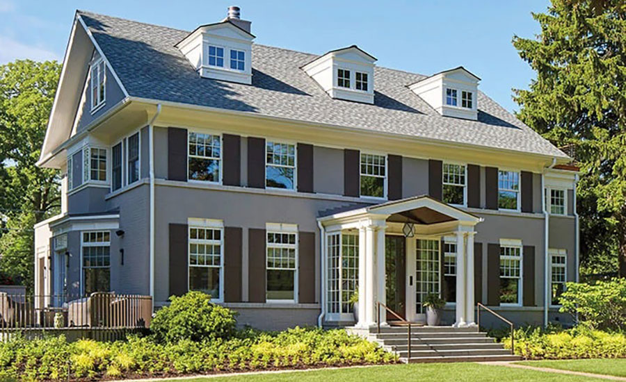 home built with Pella windows and doors