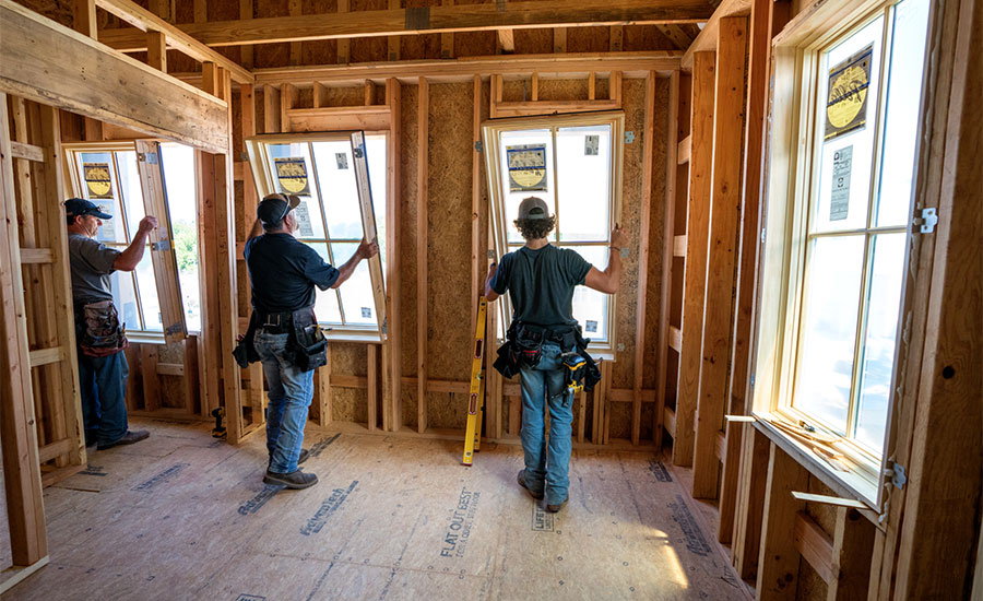 home built with Pella windows and doors