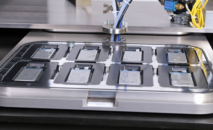 battery cell leak testing