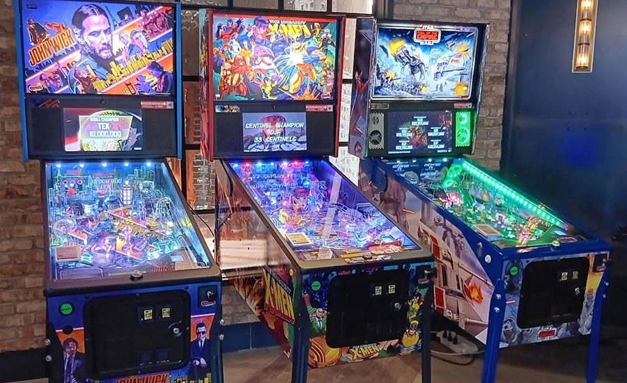 John Wick, X-Men and Star Wars pinball machines