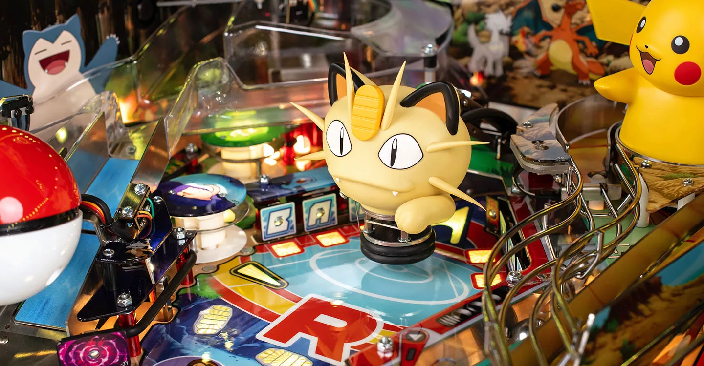 Pokemon-themed pinball machine 