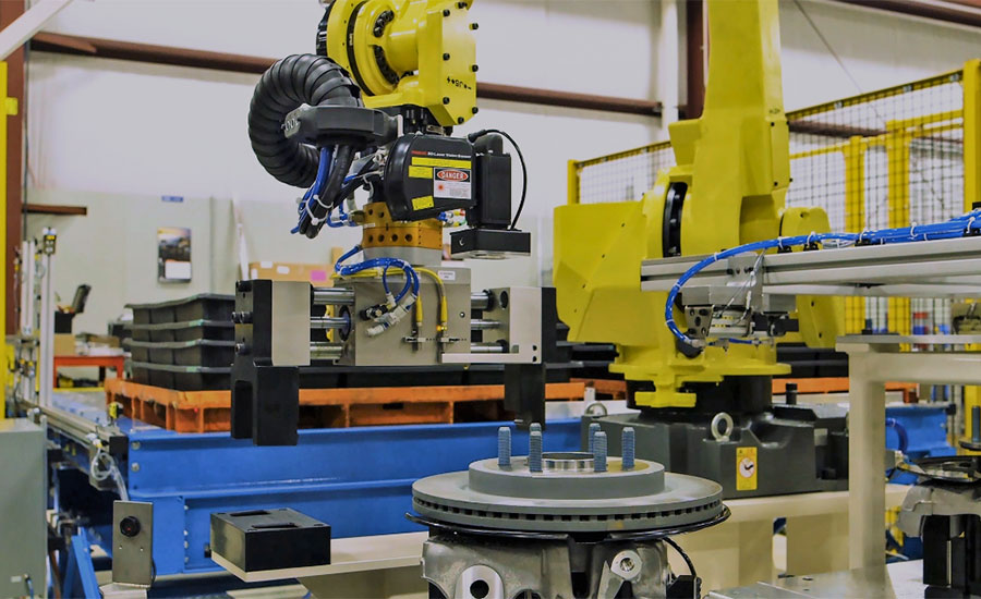 automated brake assembly system